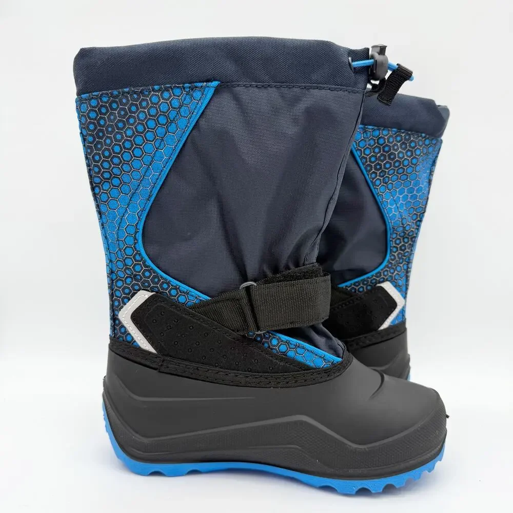 Kamik Kids Snowfall P Winter Boots US 13 EU 31 Blue Black Waterproof NIB